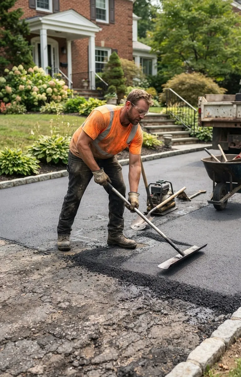 Best Driveway Repair Contractors Conshohocken PA - Asphalt Crack Repair PA - Advanced Concrete Repair