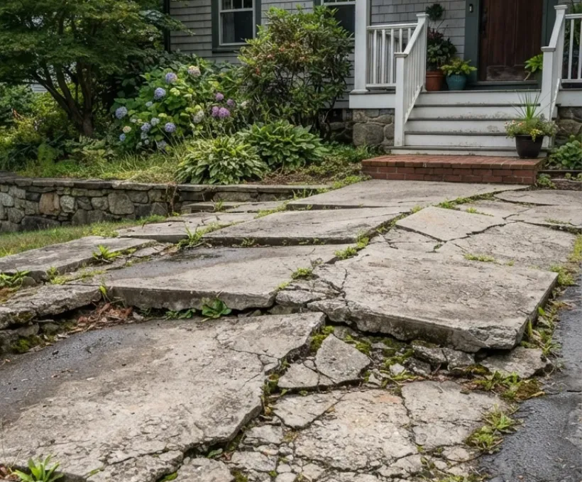 Cracked or Sinking Concrete Problems in Conshohocken, Pennsylvania - Concrete Repair Services Conshohocken, Pennsylvania