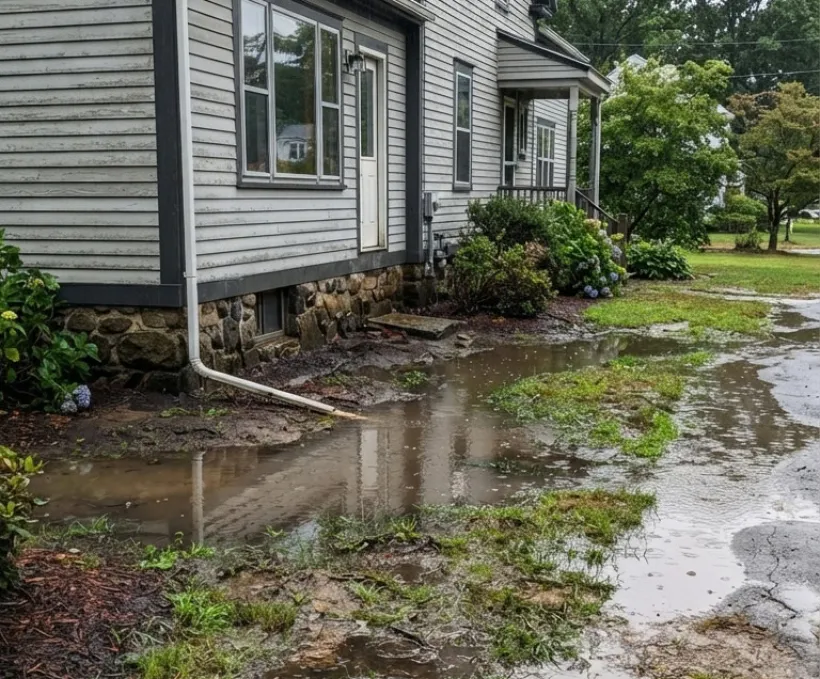 Standing Water and Drainage Problems in Conshohocken, Pennsylvania - Drainage Solutions in Pennsylvania